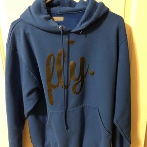 Fly blue hoodie